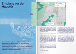 Grafikdesign Magazin design Doppelseite des heimatwerkstatt atsch magazins equallyathomeeverwhere