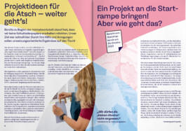 Grafikdesign Magazin design Doppelseite des heimatwerkstatt atsch magazins equallyathomeeverwhere