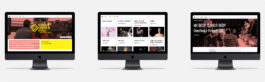 Circus Dance Festival Webdesign UI Design equally-at-home-everywhere